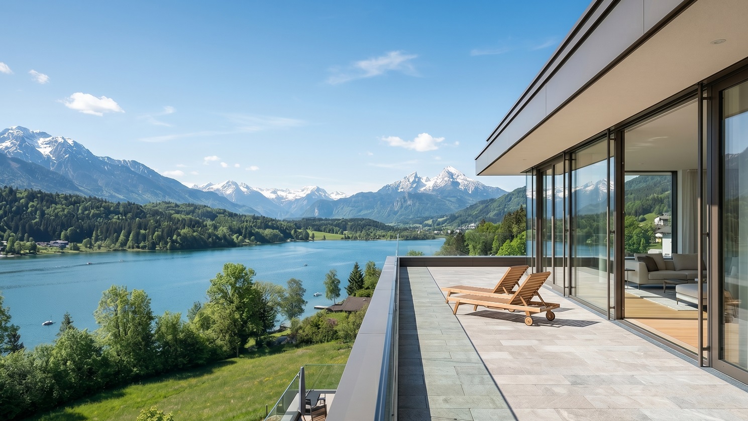 Wohnimmobilie mit Ausblick und großzügiger Terrasse
